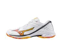 Mizuno WAVE CLAW 3 Scarpe da tennis Bianco/Citrus/Calypso Coral Donna/Uomo Taglia41