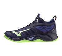 Mizuno Wave Dimension Mid, Pallavolo Unisex-Adulto, EveBlue/TechGreen/Iolite, 40.5 EU