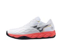 Mizuno WAVE ENFORCE COURT CC Scarpe da tennis Bianco/Baritone Blu/CalypsoCor Donna/Uomo Taglia44,5