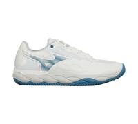 Mizuno Wave Enforce Court Scarpa Per Terra Rossa Donna-Bianco,Blu in bianco, Taglia: 38.5
