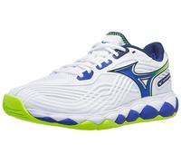 Scarpe da tennis da uomo Mizuno Wave Enforce Tour 2 AC - white/dazzling blue/light yellow - Bianco (42)