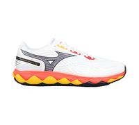 Scarpe da tennis da uomo Mizuno Wave Enforce Tour 2 CC - white/fiery coal 2/citrus - Bianco (44,5)