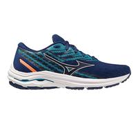 Mizuno Wave Equate 7, Scarpe da Corsa Uomo, Fiamma Neon Argento profondità Blu, 42 EU