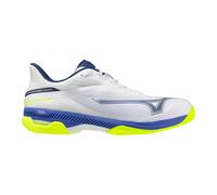 Scarpe da tennis da uomo Mizuno Wave Exceed Court AC M White/Dazzling Blue/Lightning EUR 45
