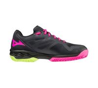 Mizuno Onda Supera Lgtpadel, Scarpe da Tennis Donna, Ebano Pinkglo Neolime, 41 EU