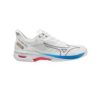 Mizuno Wave Exceed Tour 5 AC, Scarpe da Tennis Uomo, Undyed White Spellbound Paceblue, 42 EU