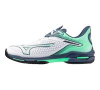 Scarpe da tennis da uomo Mizuno Wave Exceed Tour 6 CC White/India Ink/Neo Mint EUR 42 EUR 42
