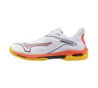 Mizuno Wave Exceed Tour 6 Clay White/Fiery Coral2/Citrus 42.5 Bianco