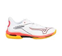 Mizuno Wave Exceed Tour 6 Scarpa Per Terra Rossa Uomini-Bianco,Corallo in bianco, Taglia: 44