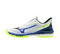 Mizuno WAVE EXCEED TOUR 7 CC Scarpe da tennis Bianco/Dazzling Blu/Lightning Giallo Donna/Uomo Taglia45