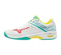 Mizuno Wave Exceed TOUR4 CC- T:08+ Wht/ChineseRed/Atlantis