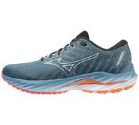Mizuno WAVE INSPIRE 19, Scarpe per Jogging su Strada, Uomo, Provincial Blue/White/Light Orange, 42.5 EU