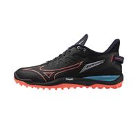 Mizuno WAVE LEOPARDUS Scarpe da hockey Nero/Neon Flame/Peacock Blu Donna/Uomo Taglia40