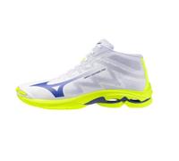 Mizuno Wave Lightning Pro Mid White/Lightning Yellow/Dazzling Blue 41 Bianco