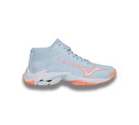 Mizuno Wave Lightning Elite Mid Azure 41 Bianco