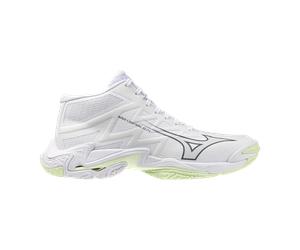 Mizuno Wave Lightning Elite Mid White/Balsam Green/Ambrosia da Donna 41 Bianco