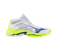 Mizuno Wave Lightning Elite Mid White/Lightning Yellow/Dazzling Blue 48.5 Bianco