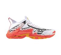 Mizuno Wave Lightning Neo 3 White/FieryCoral2/Citrus 46 Bianco