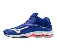 Mizuno Wave Lightning Z6 Mid Unisex, Scarpe da pallavolo Unisex - Adulto, Blu Reflex C White Divapink, 42.5 EU