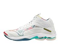 Mizuno Wave Lightning Z7mid, Scarpe da Pallavolo Unisex Adulto, White Highvisibility Mblue, 50 EU