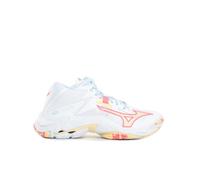 Mizuno Wave Lightning Z8 Mid White/Calypso Coral/Pale Banana 42.5 Bianco