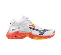Mizuno Wave Lightning Z8 Mid White/FieryCoral2/Citrus 46.5 Bianco