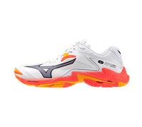 Scarpe indoor da uomo Mizuno Wave Lightning Z8 White/Fiery Coral 2/Citrus EUR 48,5