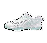 Mizuno WAVE LYNX 2 Scarpe da hockey Bianco/Blu Tint Donna/Uomo Taglia46