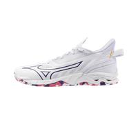 Mizuno WAVE MIRAGE 5 Scarpe da pallamano Bianco/VioletIndigo/CamelliaRos Donna Taglia40,5