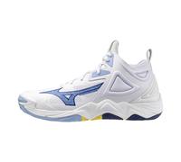 Mizuno Wave Momentum 3 Mid White/BellwetherBlue/B.AirBlue da Uomo 47 Bianco
