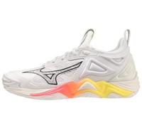 Mizuno Wave Momentum 3 Women's Volleyball Shoe, SNW Wht-High-Vs Pnk, 9.5