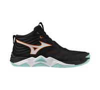 Mizuno Wave Momentum Elite Mid Black/Tangelo/IceGreen 43 Nero