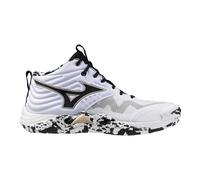 Mizuno Wave Momentum Elite Mid White/Black/GEGold Kakizome Limited da Uomo 41 Bianco