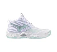 Mizuno Wave Momentum Elite Mid White/Blue Tint da Donna 38.5 Bianco