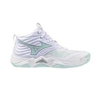 Mizuno Wave Momentum Elite Mid White/BlueTint da Donna 40.5 Bianco