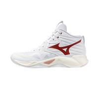 Mizuno WAVE MOMENTUM PRO MID Scarpe da pallavolo Bianco/Rose Elegance/Lava Falls Donna Taglia36,5