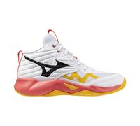Mizuno Wave Momentum Pro Mid White/ FieryCoral2/ Citrus 42.5 Bianco