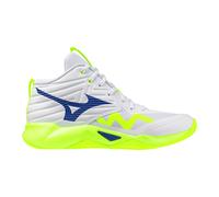 Mizuno Wave Momentum PRO Mid, Scarpe da Pallavolo Mid-Top, (Bianco, Sistema Taglie Calzature EU, Adulto, Uomo, Numero, Media, 44.5)