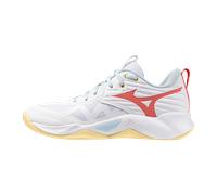 Mizuno WAVE MOMENTUM PRO Scarpe da pallamano Bianco/Calypso Coral/Pale Banan Donna Taglia38