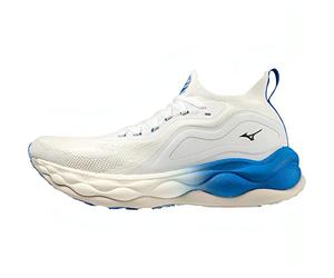 Mizuno Wave Neo Ultra, Scarpe da Corsa Uomo, Undyed White/Black/PeaceBlue, 40,5 EU, Undyed White Black Peaceblue, 40.5 EU