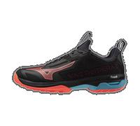 Mizuno WAVE PANTHERA 2 Nero/Neon Flame/Peacock Blu Donna/Uomo Taglia47