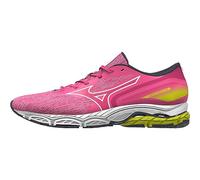 Mizuno Wave Prodigy 5 (W), Scarpe da Corsa da Donna, Vivid Pink/Snow White/Sulphur Spring, 39 EU, Vivid Pink Snow White Sulphur Spring, 39 EU