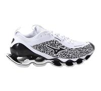Mizuno Wave Prophecy 13.2 Scarpe da Running Neutre, Bianco e Nero, Ammortizzazione Infinity Wave, Tomaia in Mesh Traspirante (Sistema Taglie Calzature EU, Adulto, Numero, Media, 45)