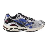 Mizuno Wave Rider 10, Scarpe da Corsa Running, Mesh e Pelle Sintetica, Argento Blu Nero (Sistema Taglie Calzature EU, Adulto, Numero, Media, 41)