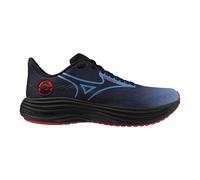 Mizuno Wave Rider 29 Amsterdam Black/AllAboard/HighRiskRed 47 Nero