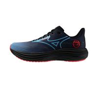Mizuno WAVE RIDER 29 AMSTERDAM Scarpe da corsa Nero/All Aboard/High Risk Rosso Donna/Uomo Taglia40