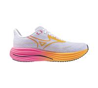 Mizuno Wave Rider 29 Hanabi White/Tang Orange/Pink Tetra da Uomo 45 Bianco