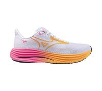 Mizuno Wave Rider 29, Scarpe da Running Unisex Adulto (White/Tang Orange/Pink Tetra, Sistema Taglie Calzature EU, Adulto, Numero, Media, 45)