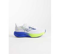 Mizuno - Wave Rider 29 - Sneakers da corsa bianche, gialle e blu-Bianco 41