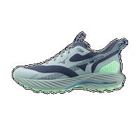 Mizuno WAVE RIDER TT 2 Scarpe da corsa Vintage Indigo/Ether/Neo Mint Uomo Taglia44,5